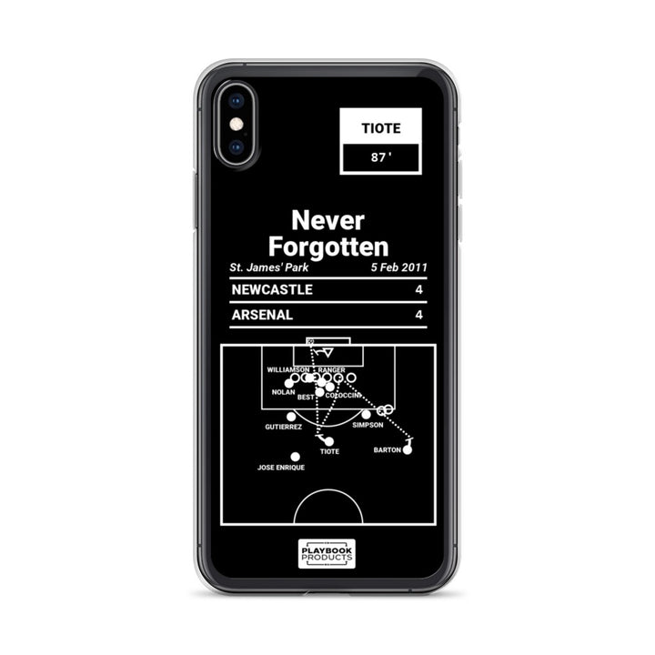 Newcastle Greatest Goals iPhone Case: Never Forgotten (2011)
