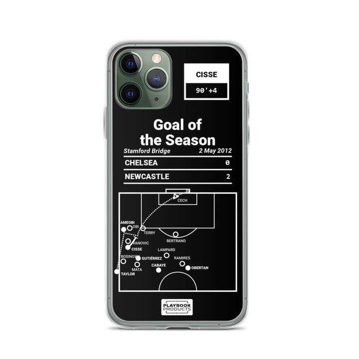 Newcastle Greatest Goals iPhone Case: Goal of the Season (2012)