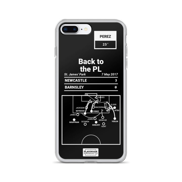 Newcastle Greatest Goals iPhone Case: Back to the PL (2017)