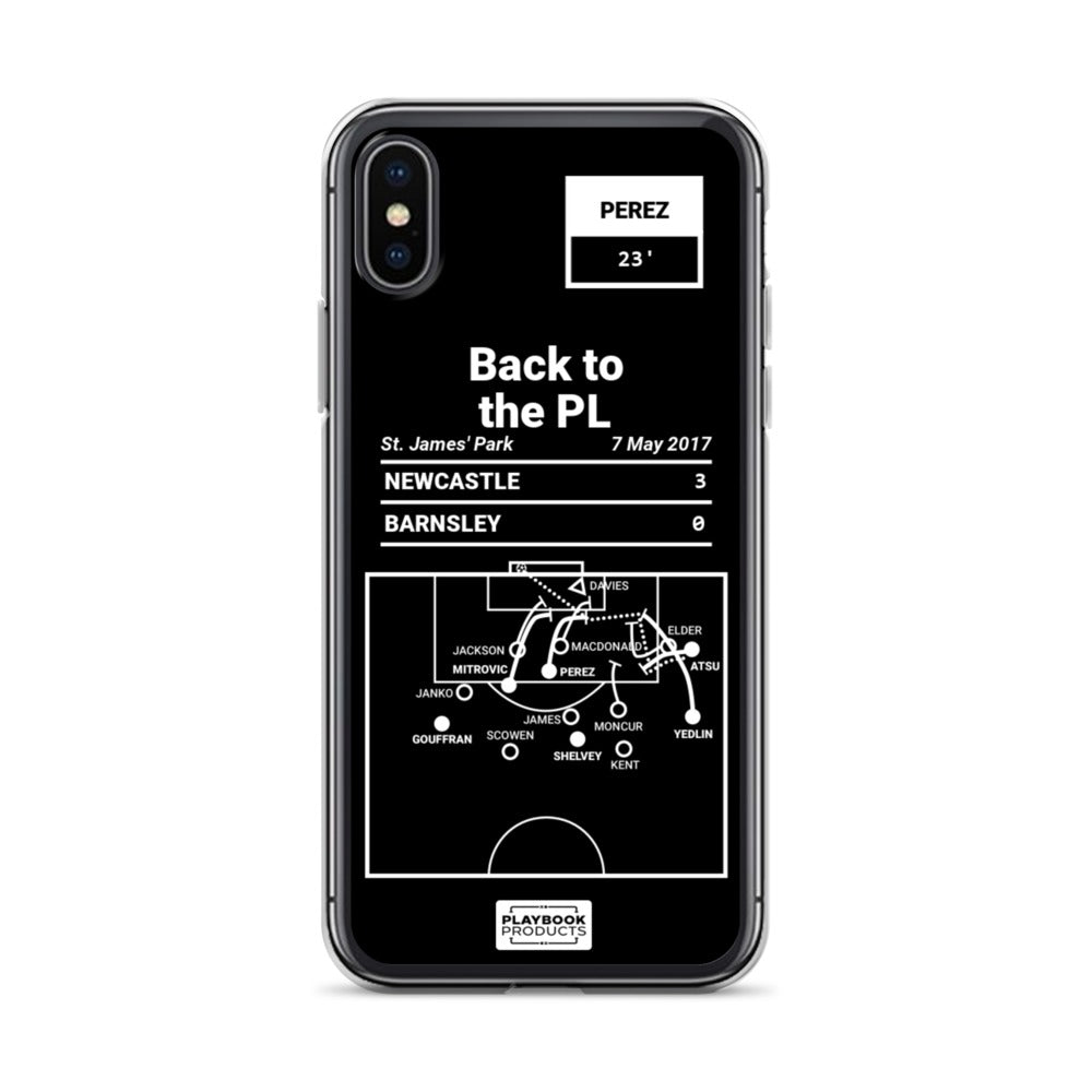 Newcastle Greatest Goals iPhone Case: Back to the PL (2017)