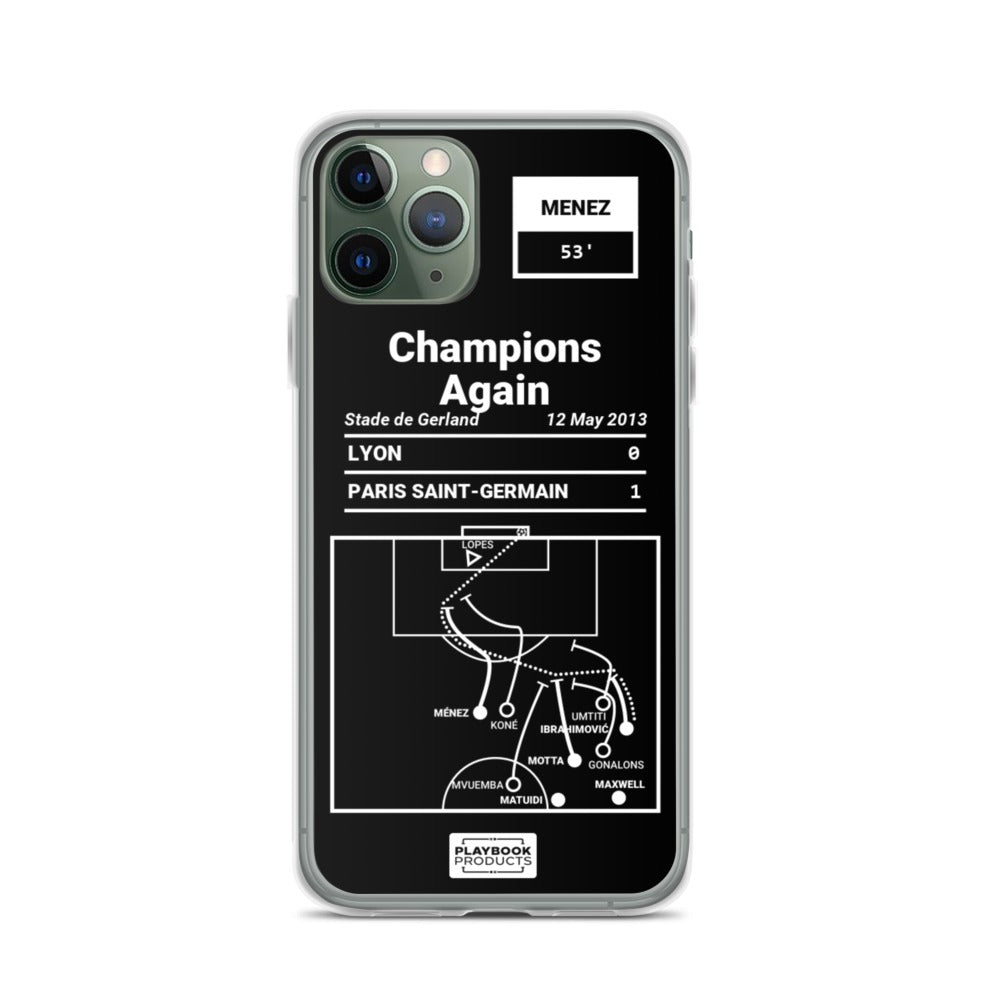 Paris Saint-Germain Greatest Goals iPhone Case: Champions Again (2013)