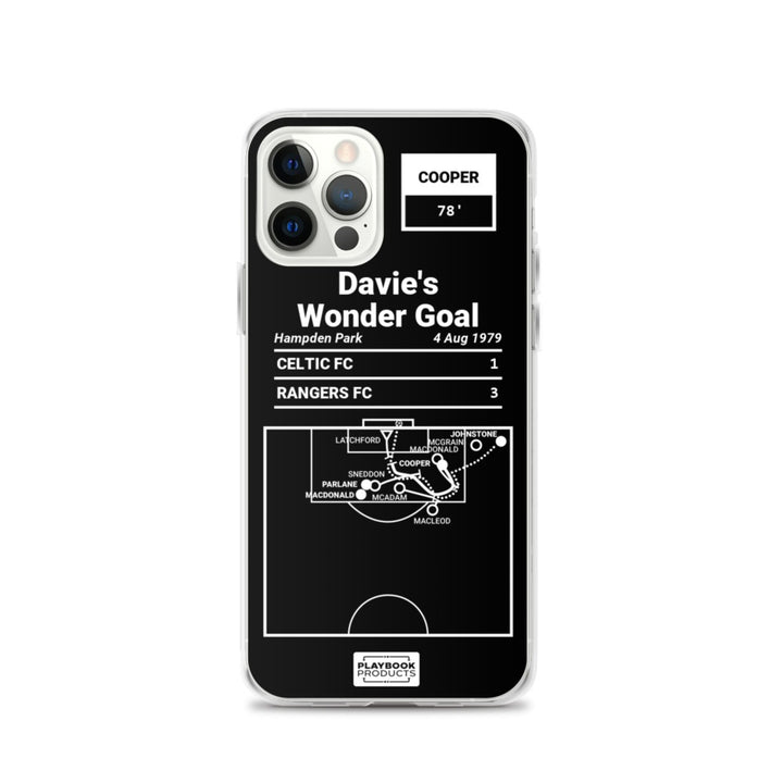 Rangers FC Greatest Goals iPhone Case: Davie's Wonder Goal (1979)