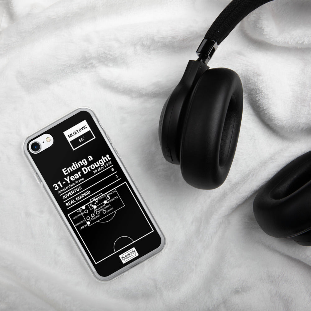 Real Madrid Greatest Goals iPhone Case: Ending a 31-Year Drought (1998)