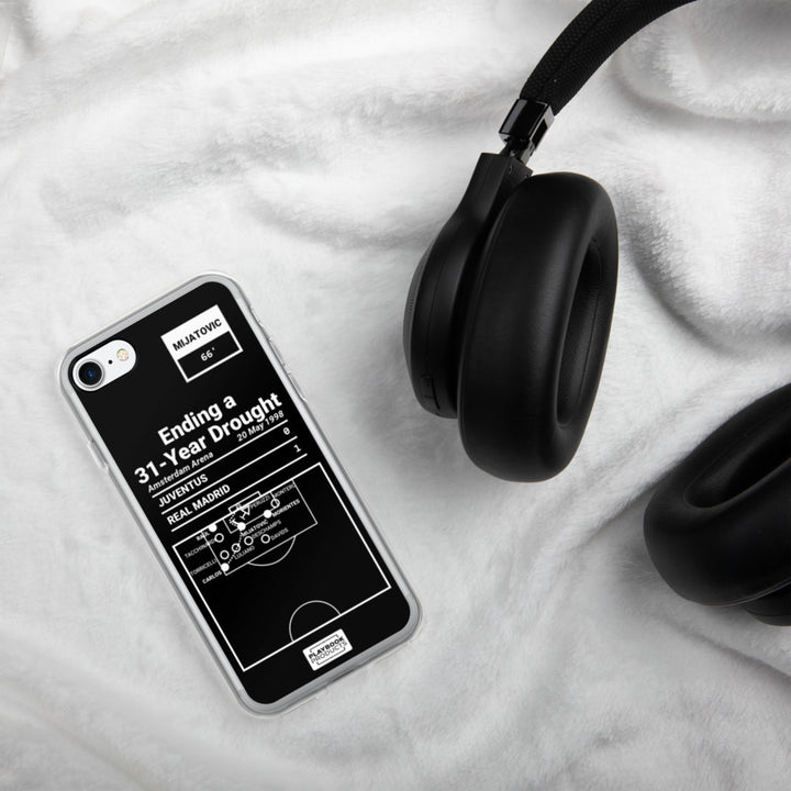 Real Madrid Greatest Goals iPhone Case: Ending a 31-Year Drought (1998)