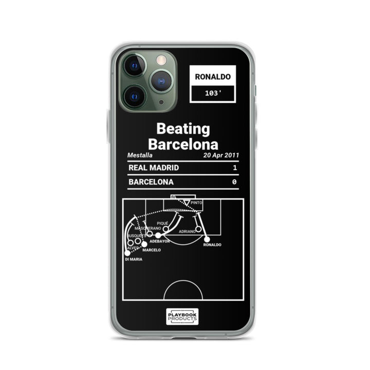 Real Madrid Greatest Goals iPhone Case: Beating Barcelona (2011)
