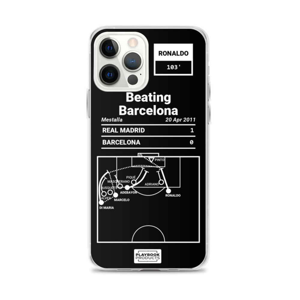 Real Madrid Greatest Goals iPhone Case: Beating Barcelona (2011)