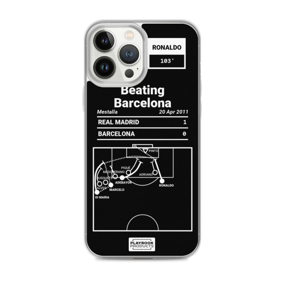 Real Madrid Greatest Goals iPhone Case: Beating Barcelona (2011)