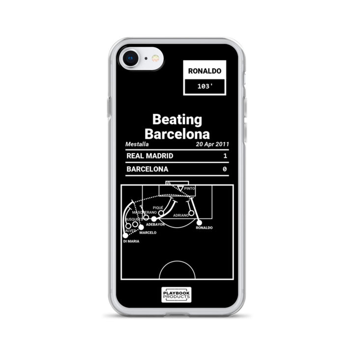 Real Madrid Greatest Goals iPhone Case: Beating Barcelona (2011)