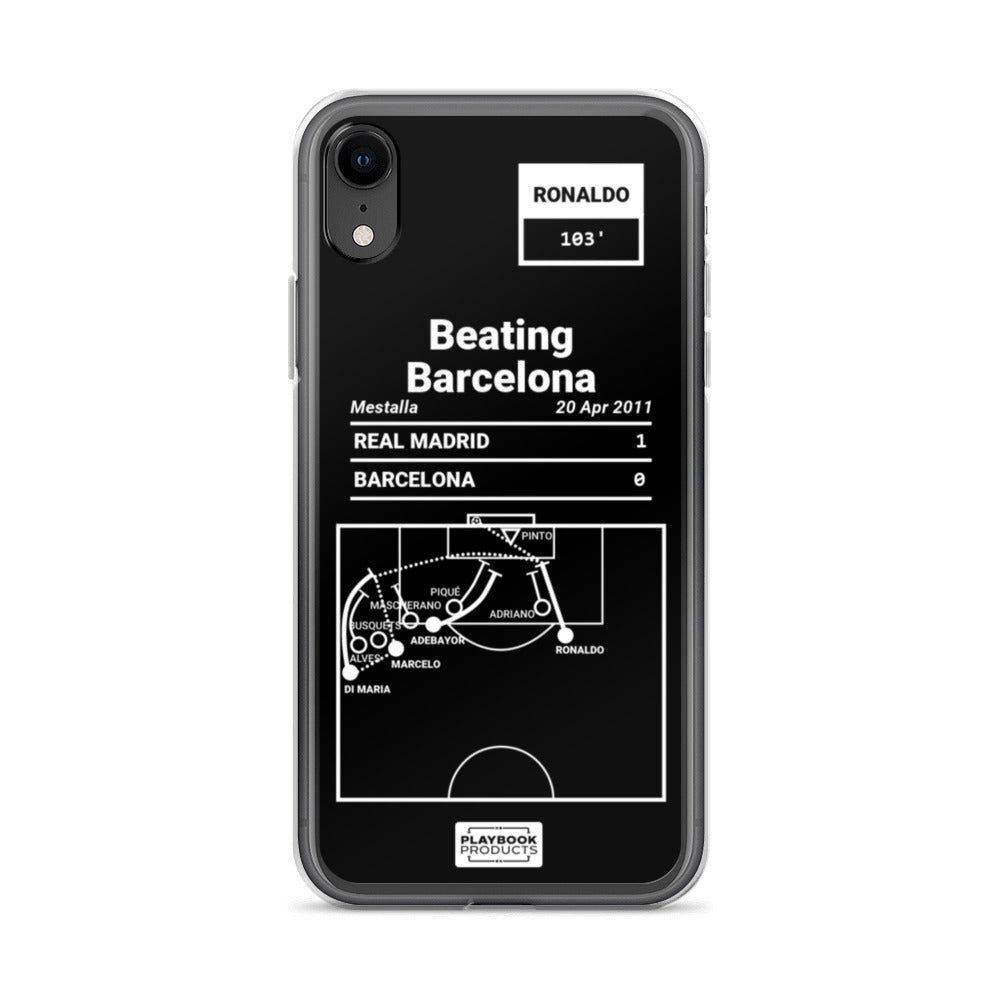 Real Madrid Greatest Goals iPhone Case: Beating Barcelona (2011)