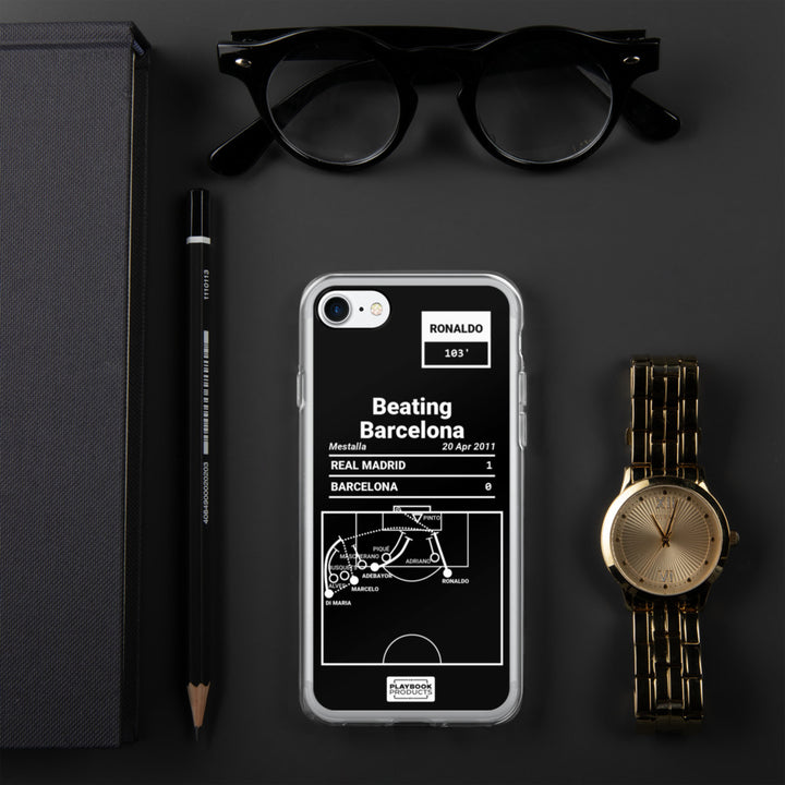 Real Madrid Greatest Goals iPhone Case: Beating Barcelona (2011)