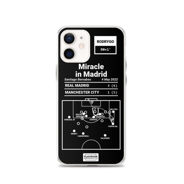 Real Madrid Greatest Goals iPhone Case: Miracle in Madrid (2022)