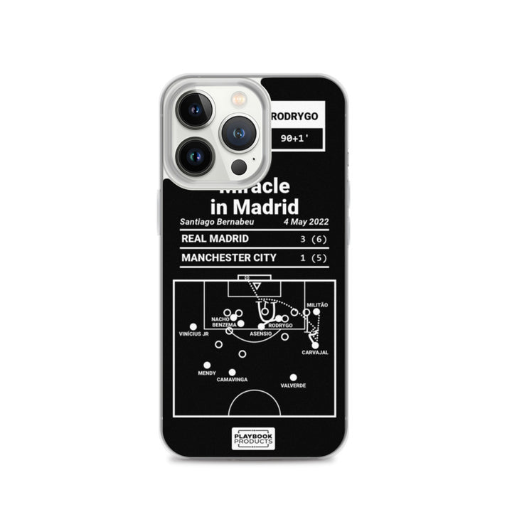 Real Madrid Greatest Goals iPhone Case: Miracle in Madrid (2022)