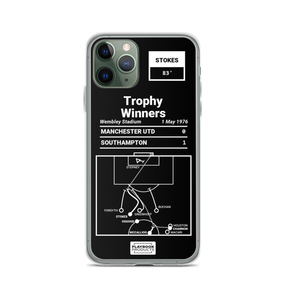 Southampton Greatest Goals iPhone Case: Trophy Winners (1976)