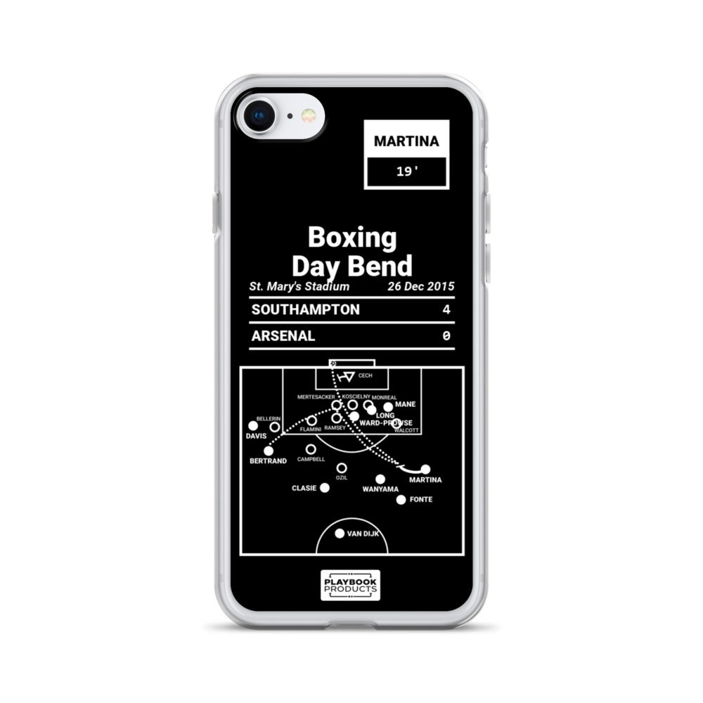 Southampton Greatest Goals iPhone Case: Boxing Day Bend (2015)