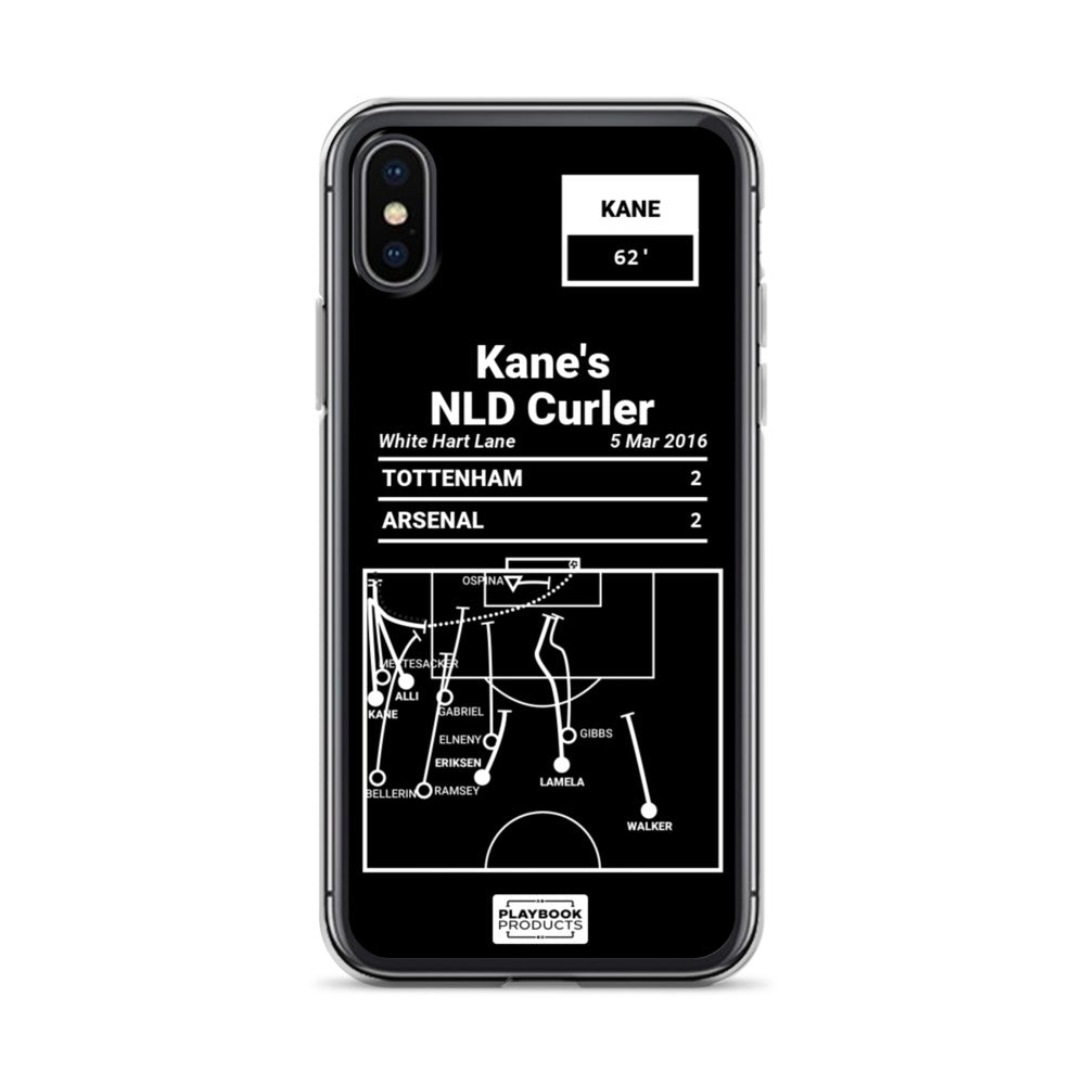Tottenham Hotspur Greatest Goals iPhone Case: Kane's NLD Curler (2016)