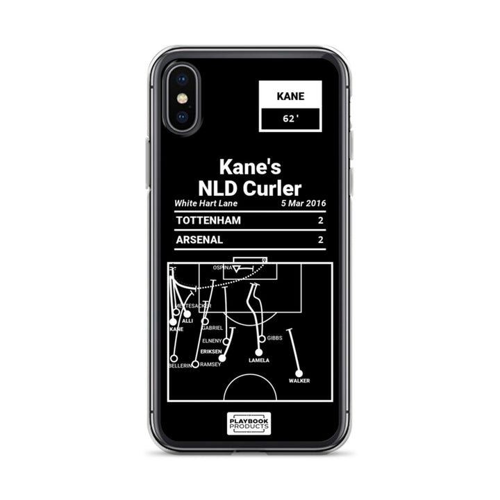 Tottenham Hotspur Greatest Goals iPhone Case: Kane's NLD Curler (2016)