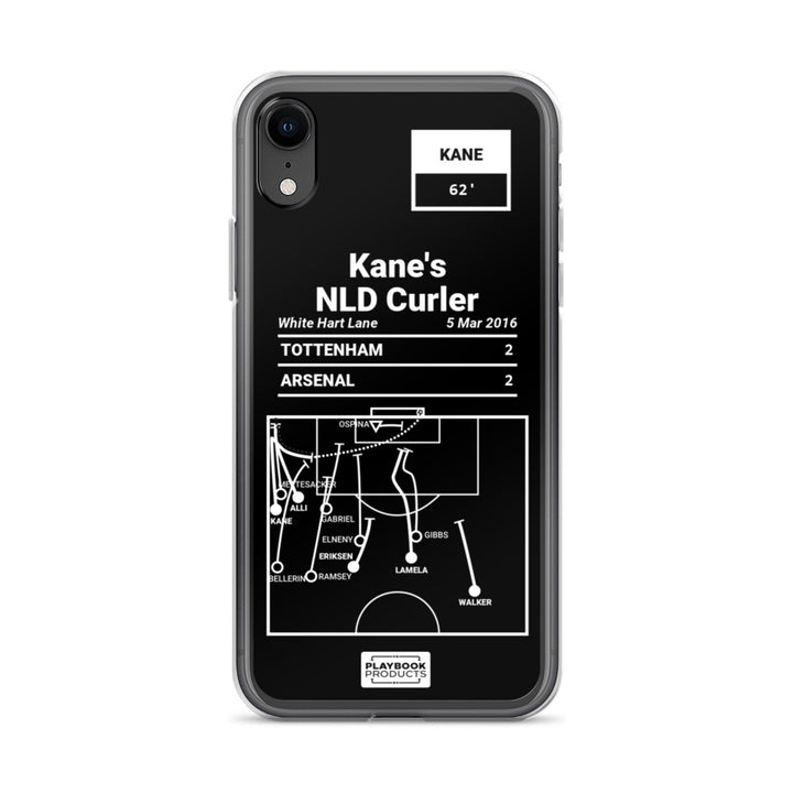 Tottenham Hotspur Greatest Goals iPhone Case: Kane's NLD Curler (2016)