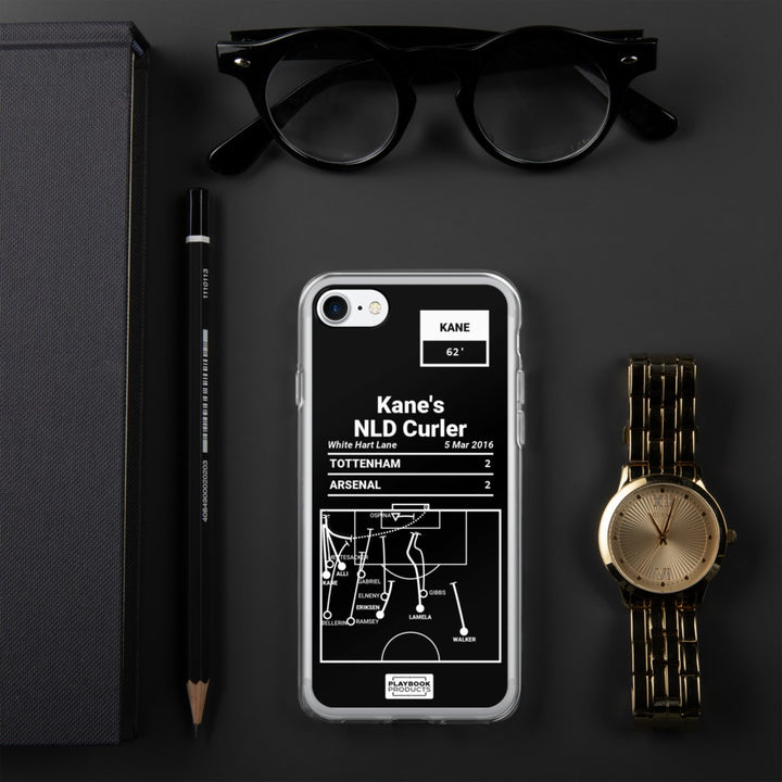 Tottenham Hotspur Greatest Goals iPhone Case: Kane's NLD Curler (2016)