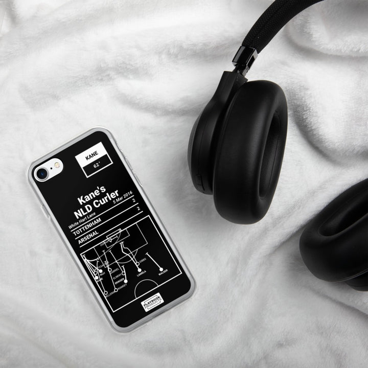 Tottenham Hotspur Greatest Goals iPhone Case: Kane's NLD Curler (2016)