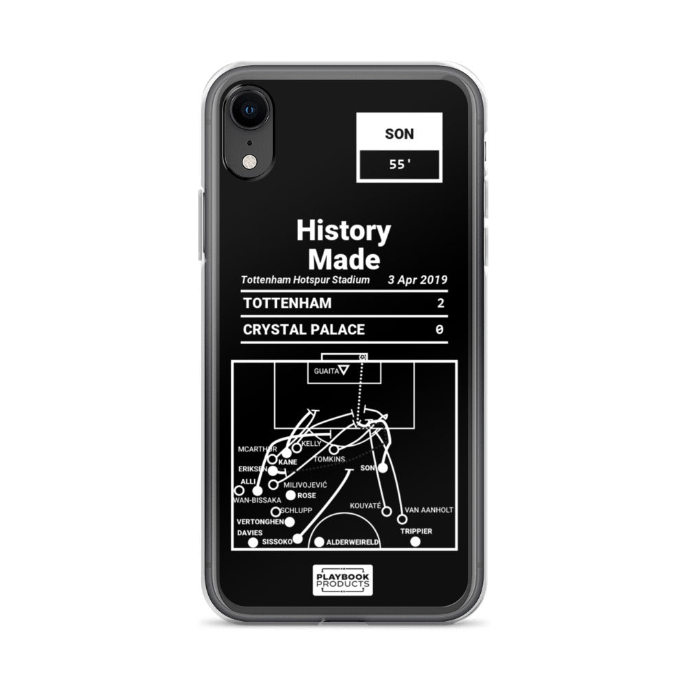 Tottenham Hotspur Greatest Goals iPhone Case: History Made (2019)