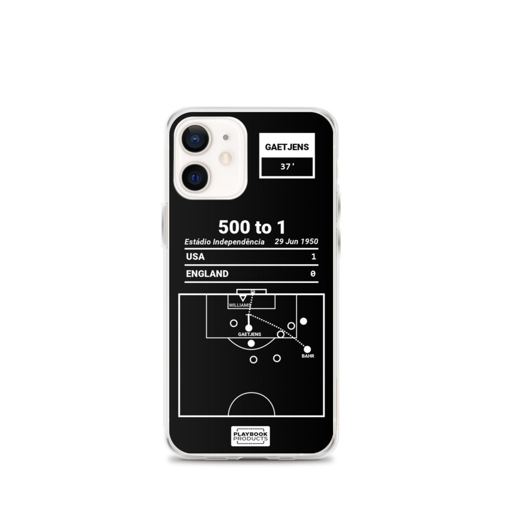 USMNT Greatest Goals iPhone Case: 500 to 1 (1950)