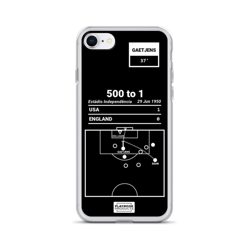 USMNT Greatest Goals iPhone Case: 500 to 1 (1950)
