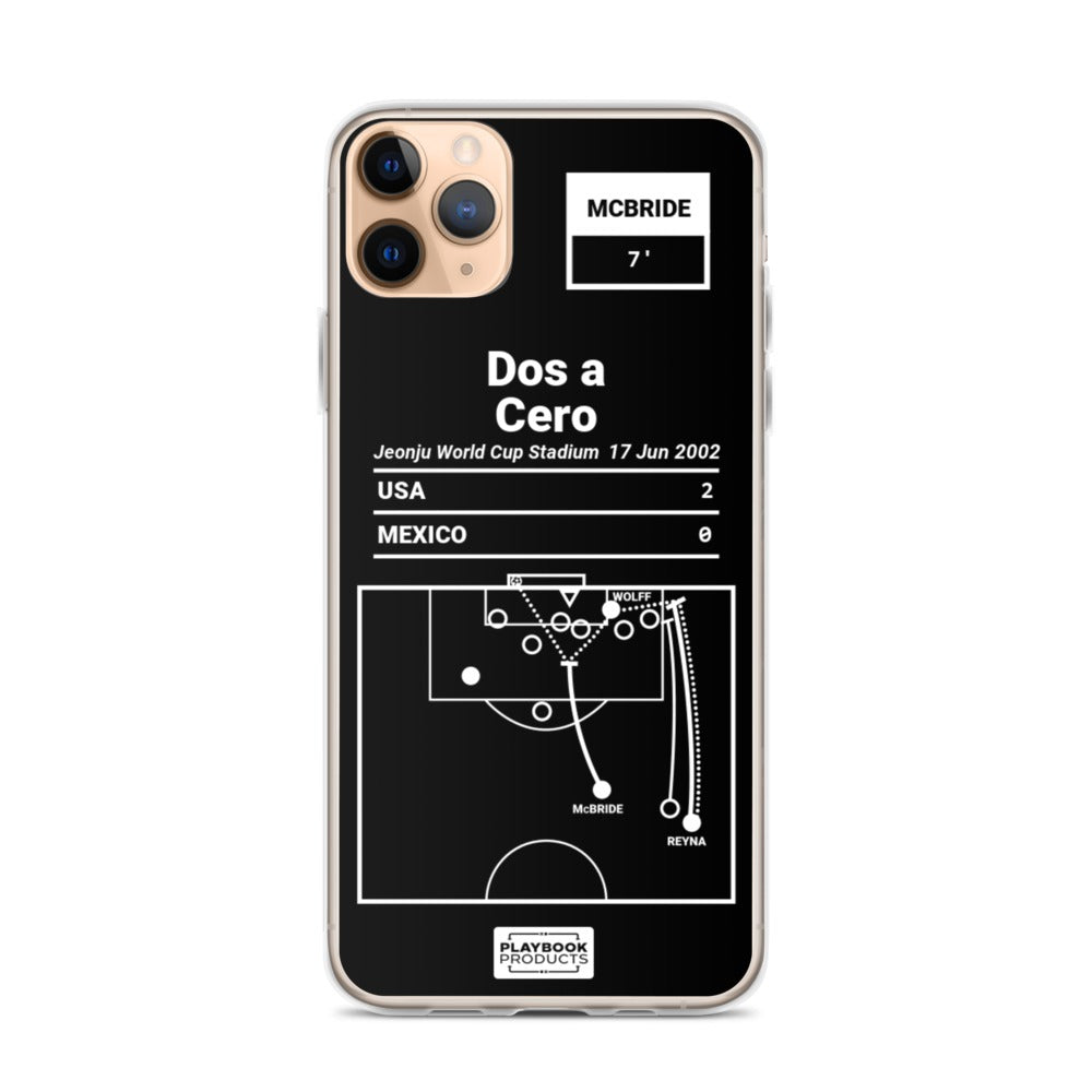 USMNT Greatest Goals iPhone Case: Dos a Cero (2002)