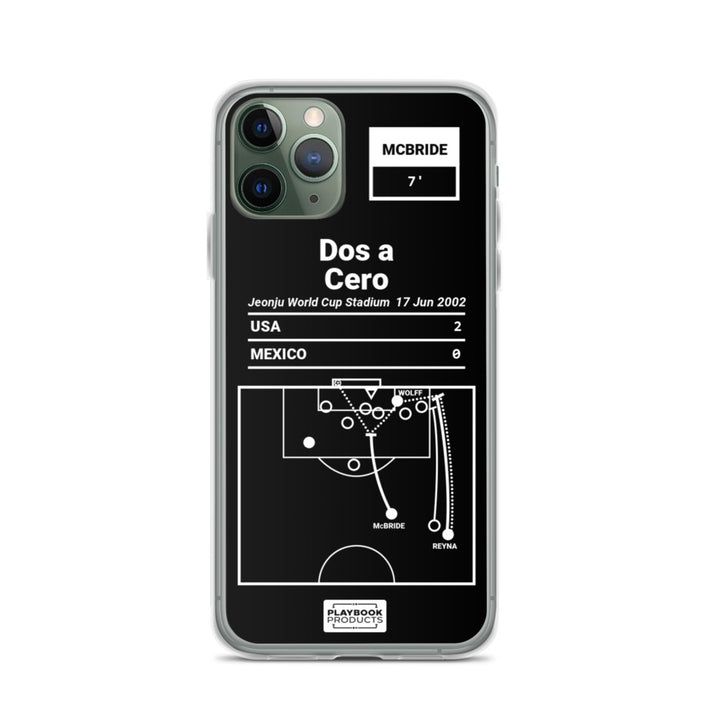 USMNT Greatest Goals iPhone Case: Dos a Cero (2002)