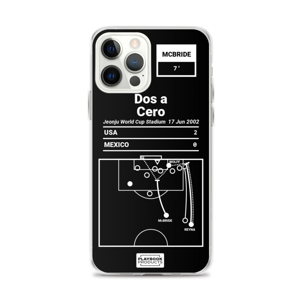 USMNT Greatest Goals iPhone Case: Dos a Cero (2002)