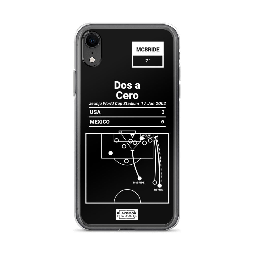 USMNT Greatest Goals iPhone Case: Dos a Cero (2002)