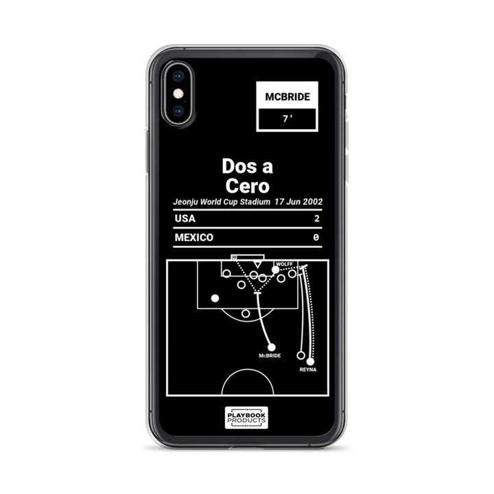 USMNT Greatest Goals iPhone Case: Dos a Cero (2002)