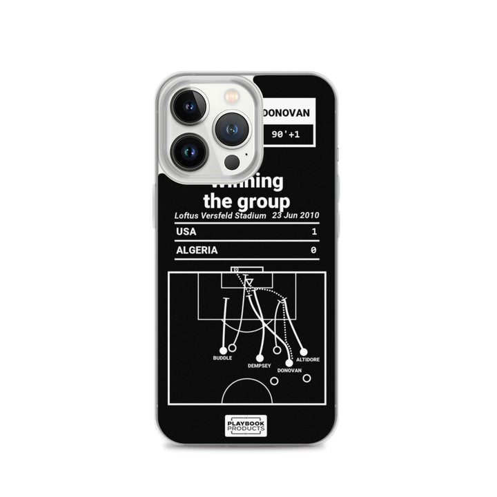 USMNT Greatest Goals iPhone Case: Winning the group (2010)