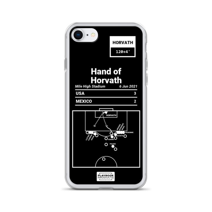 USMNT Greatest Goals iPhone Case: Hand of Horvath (2021)