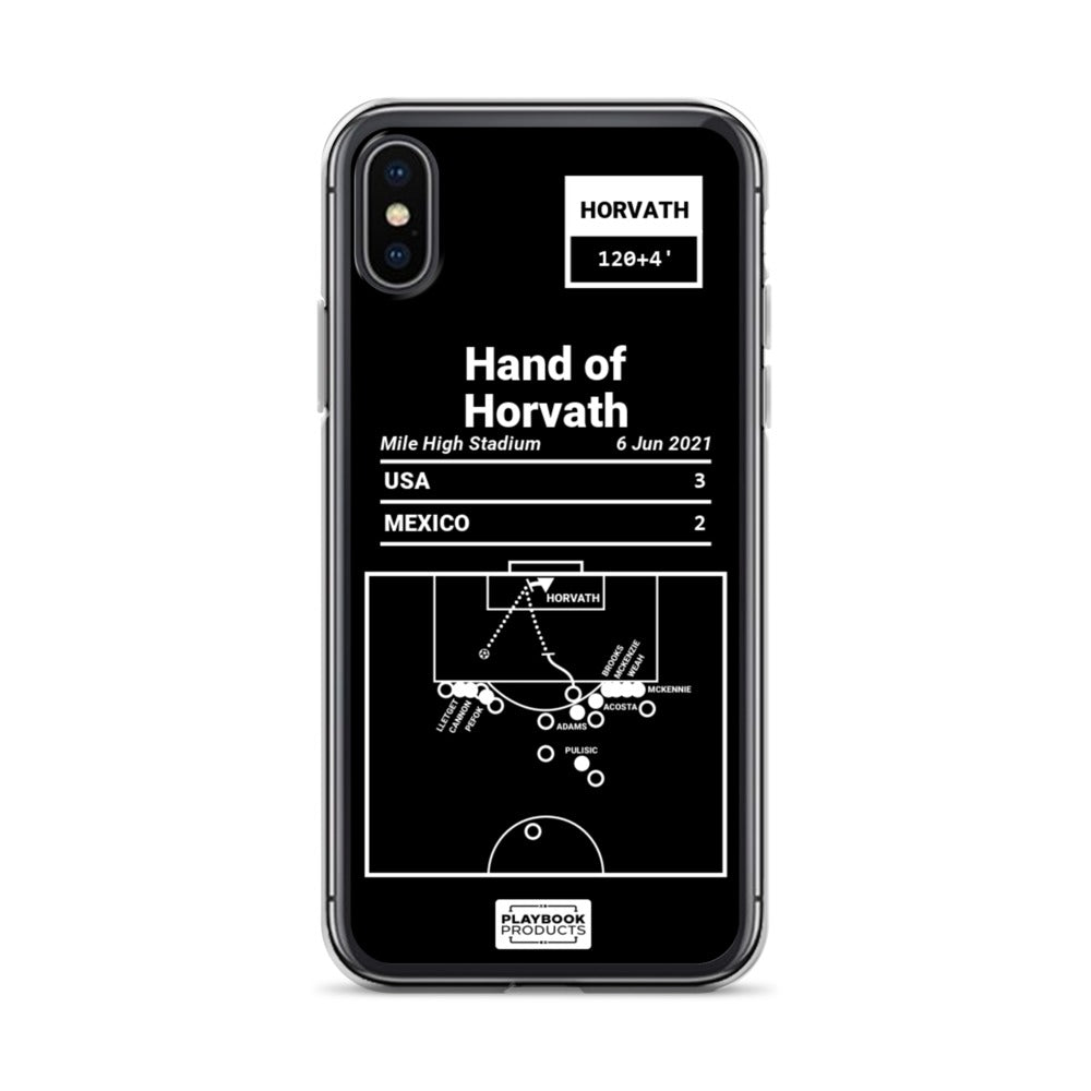 USMNT Greatest Goals iPhone Case: Hand of Horvath (2021)