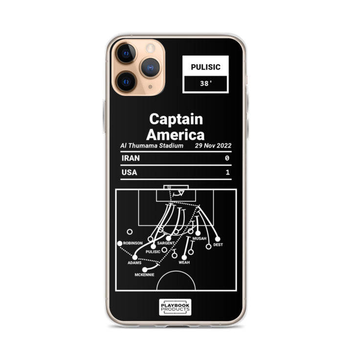 USMNT Greatest Goals iPhone Case: Captain America (2022)