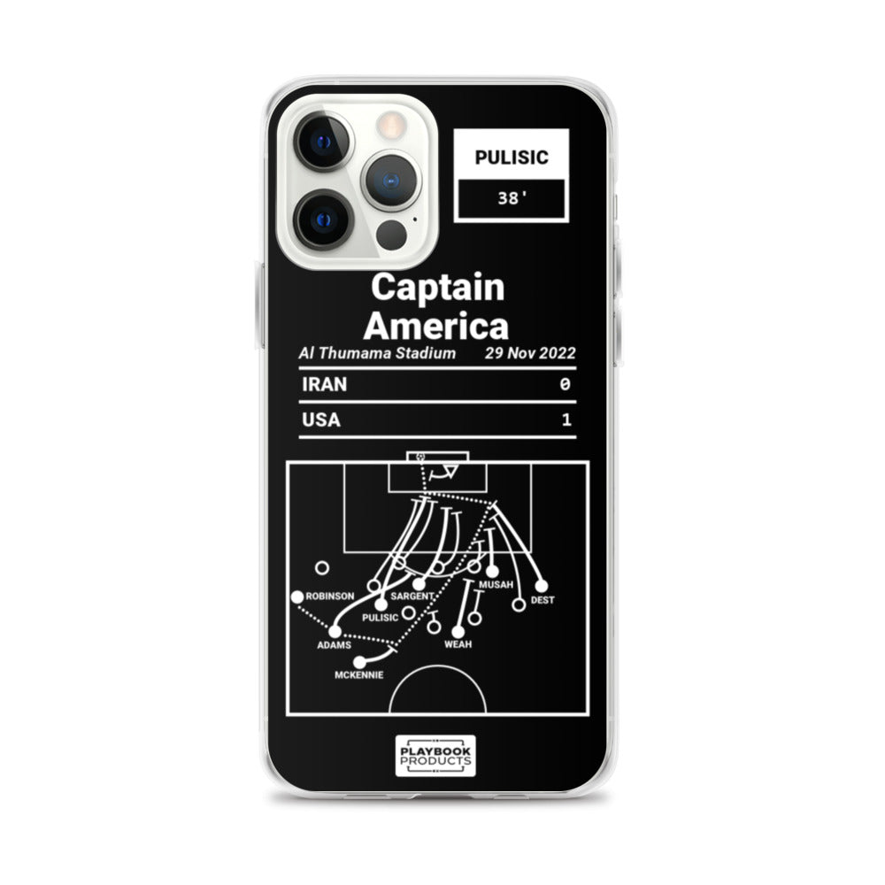USMNT Greatest Goals iPhone Case: Captain America (2022)