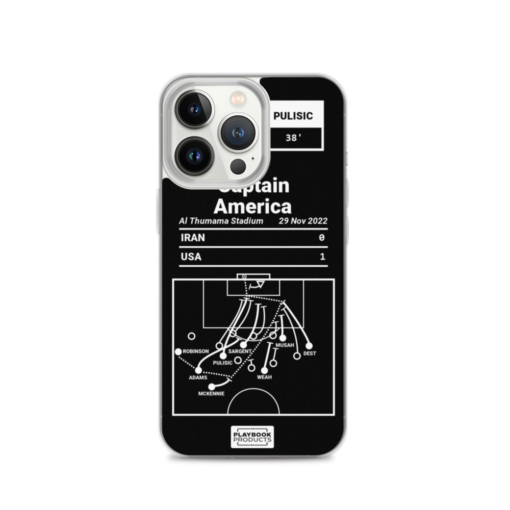 USMNT Greatest Goals iPhone Case: Captain America (2022)