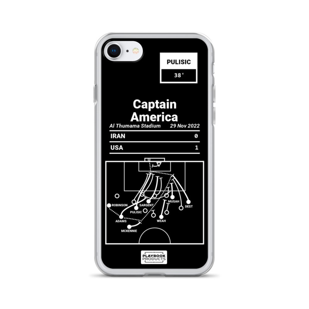 USMNT Greatest Goals iPhone Case: Captain America (2022)