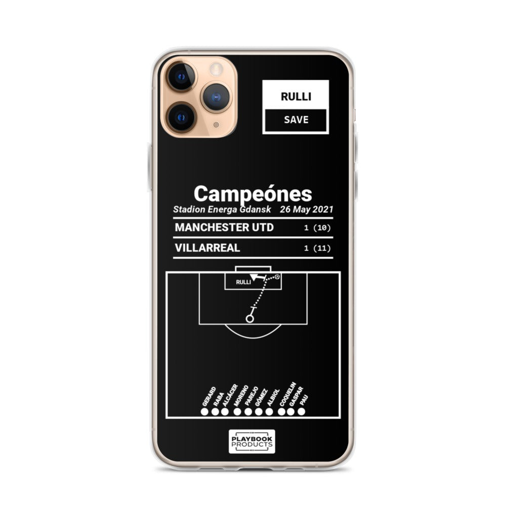 Villarreal Greatest Goals iPhone Case: Campeónes (2021)