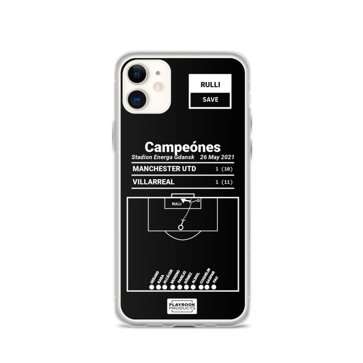 Villarreal Greatest Goals iPhone Case: Campeónes (2021)