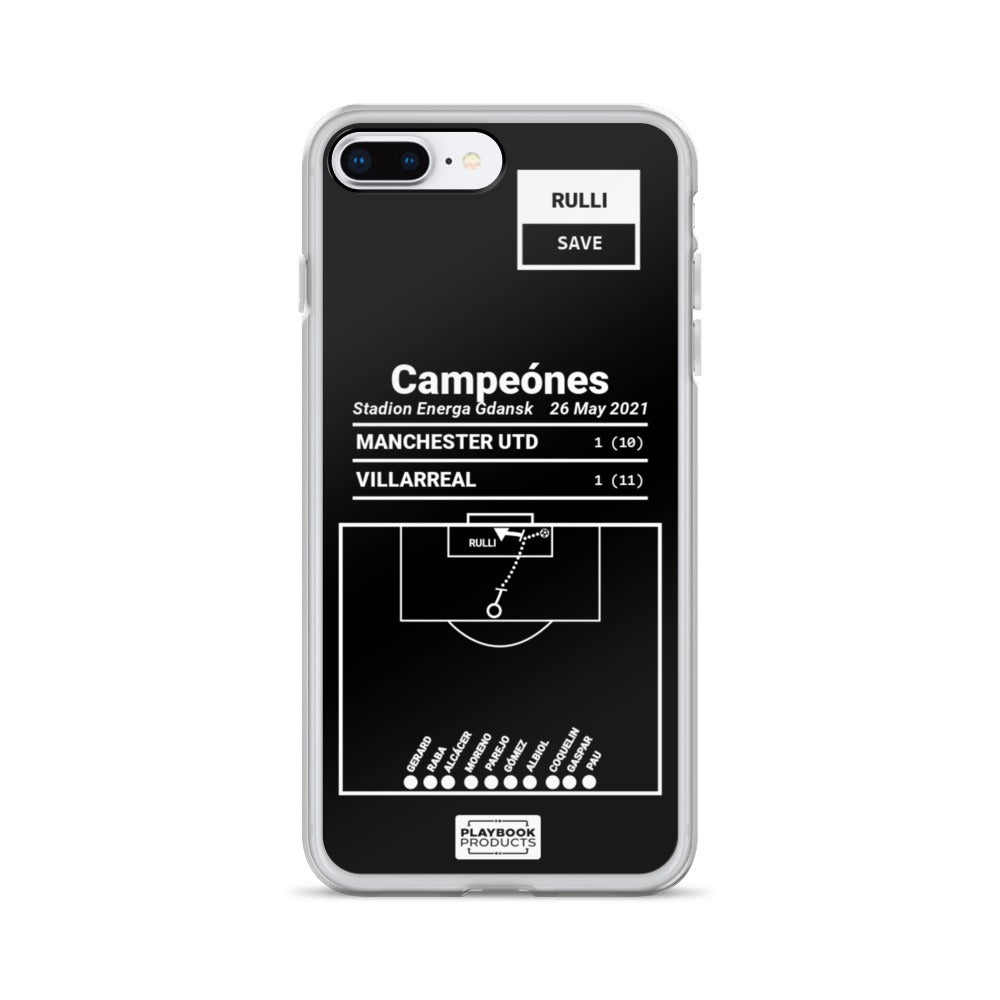 Villarreal Greatest Goals iPhone Case: Campeónes (2021)