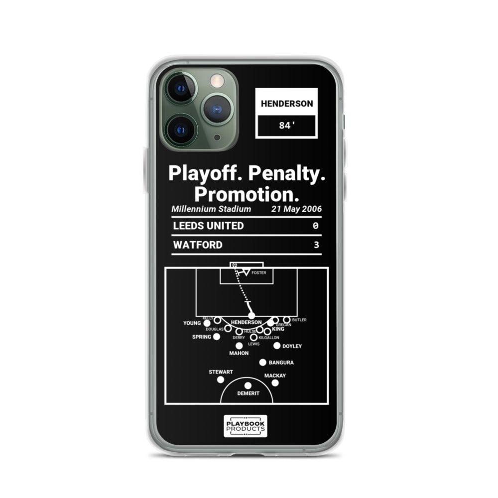 Watford Greatest Goals iPhone Case: Playoff. Penalty. Promotion. (2006)