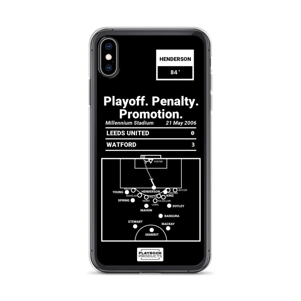 Watford Greatest Goals iPhone Case: Playoff. Penalty. Promotion. (2006)