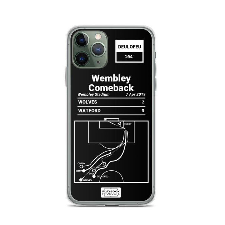 Watford Greatest Goals iPhone Case: Wembley Comeback (2019)