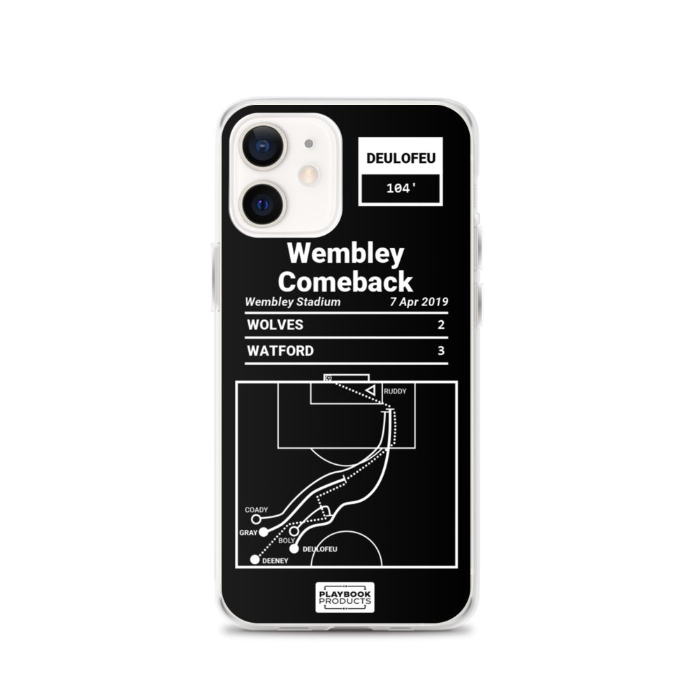 Watford Greatest Goals iPhone Case: Wembley Comeback (2019)