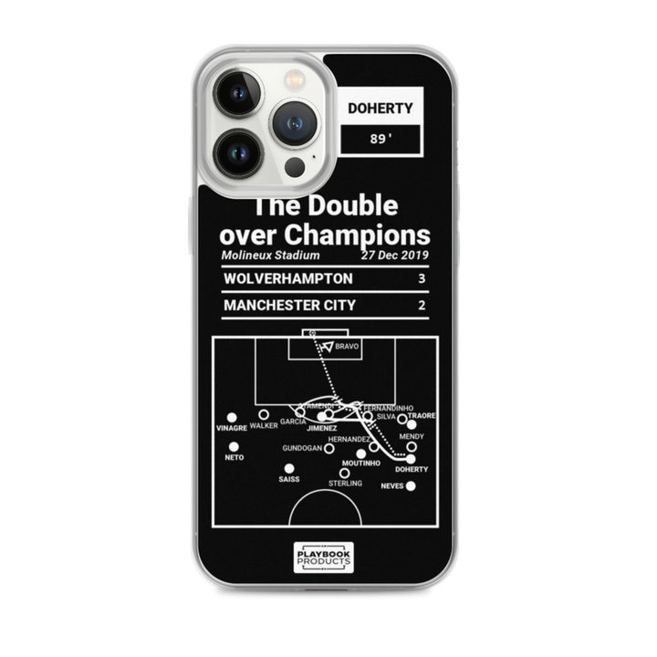 Wolverhampton Greatest Goals iPhone Case: The Double over Champions (2019)