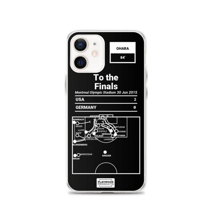 USWNT Greatest Goals iPhone Case: To the Finals (2015)
