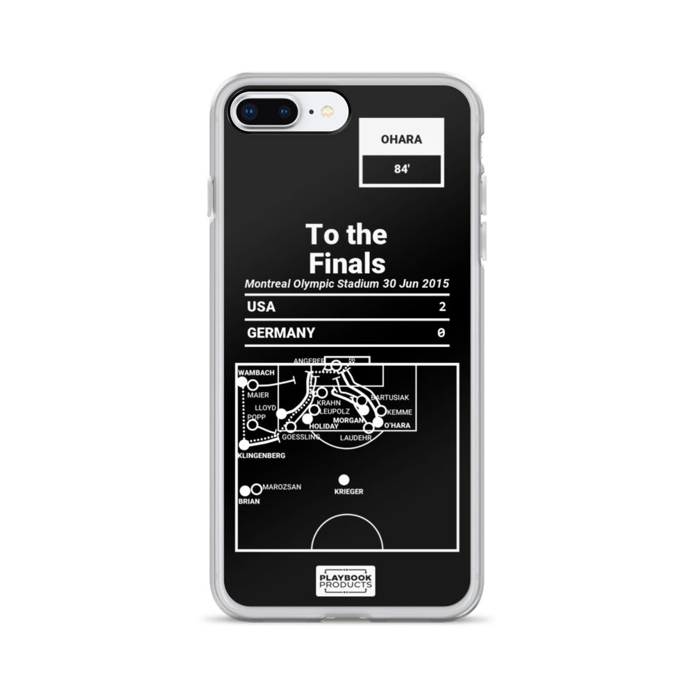 USWNT Greatest Goals iPhone Case: To the Finals (2015)