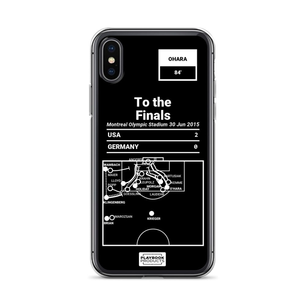 USWNT Greatest Goals iPhone Case: To the Finals (2015)
