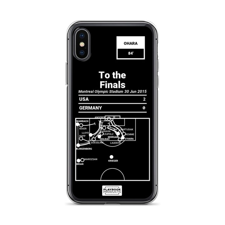 USWNT Greatest Goals iPhone Case: To the Finals (2015)